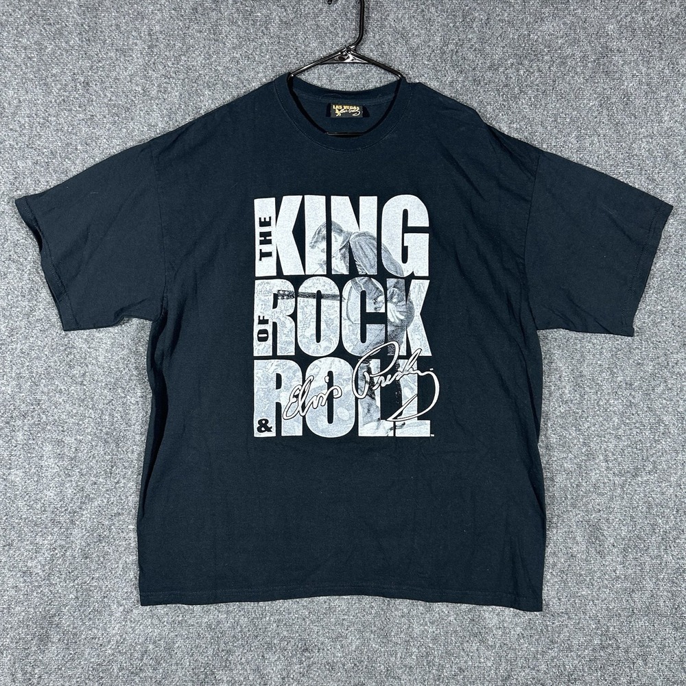 Elvis Presley "The King of Rock & Roll"‎ LV T-Shirt 2XL